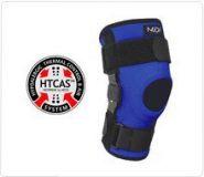 Stabilizator stawu kolanowego z szynami elastycznymi